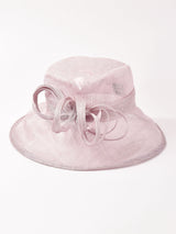 リボン×フェザー ストローハット