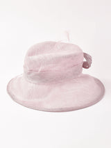 リボン×フェザー ストローハット