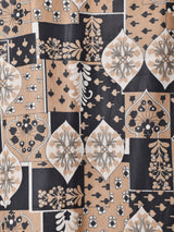 70's   花柄 長袖シャツ