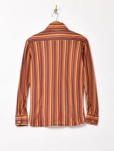 70's   Bud Berma ストライプ 長袖シャツ