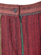 ストライプ フレアスカート