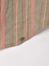 バンドカラー ストライプ 長袖シャツ