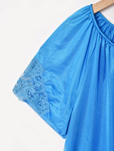 アメリカ製 レース 半袖 ランジェリートップス