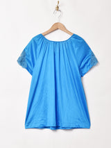 アメリカ製 レース 半袖 ランジェリートップス