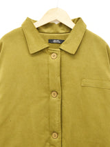 Meridian コットン×ボア ロングコート