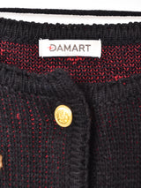 花刺繍カーディガン