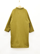 Meridian コットン×ボア ロングコート