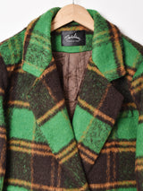 【2色展開】Meridian チェック柄 ダブルボタンチェスターコート