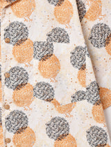 総柄 オープンカラー 半袖シャツ