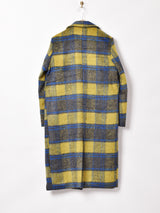 【2色展開】Meridian チェック柄 ダブルボタンチェスターコート