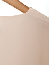 レースデザイン Vネック 長袖ワンピース