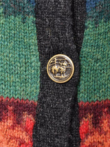 WOOLRICH ヒツジ 総柄 カーディガン