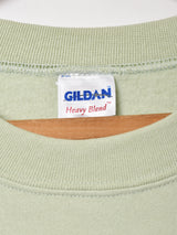 鹿 プリントスウェットシャツ