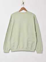 鹿 プリントスウェットシャツ