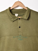 イタリア製 刺繍 スウェットポロ