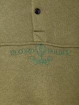 イタリア製 刺繍 スウェットポロ