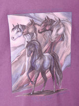 アメリカ製 ウマ プリントTシャツ