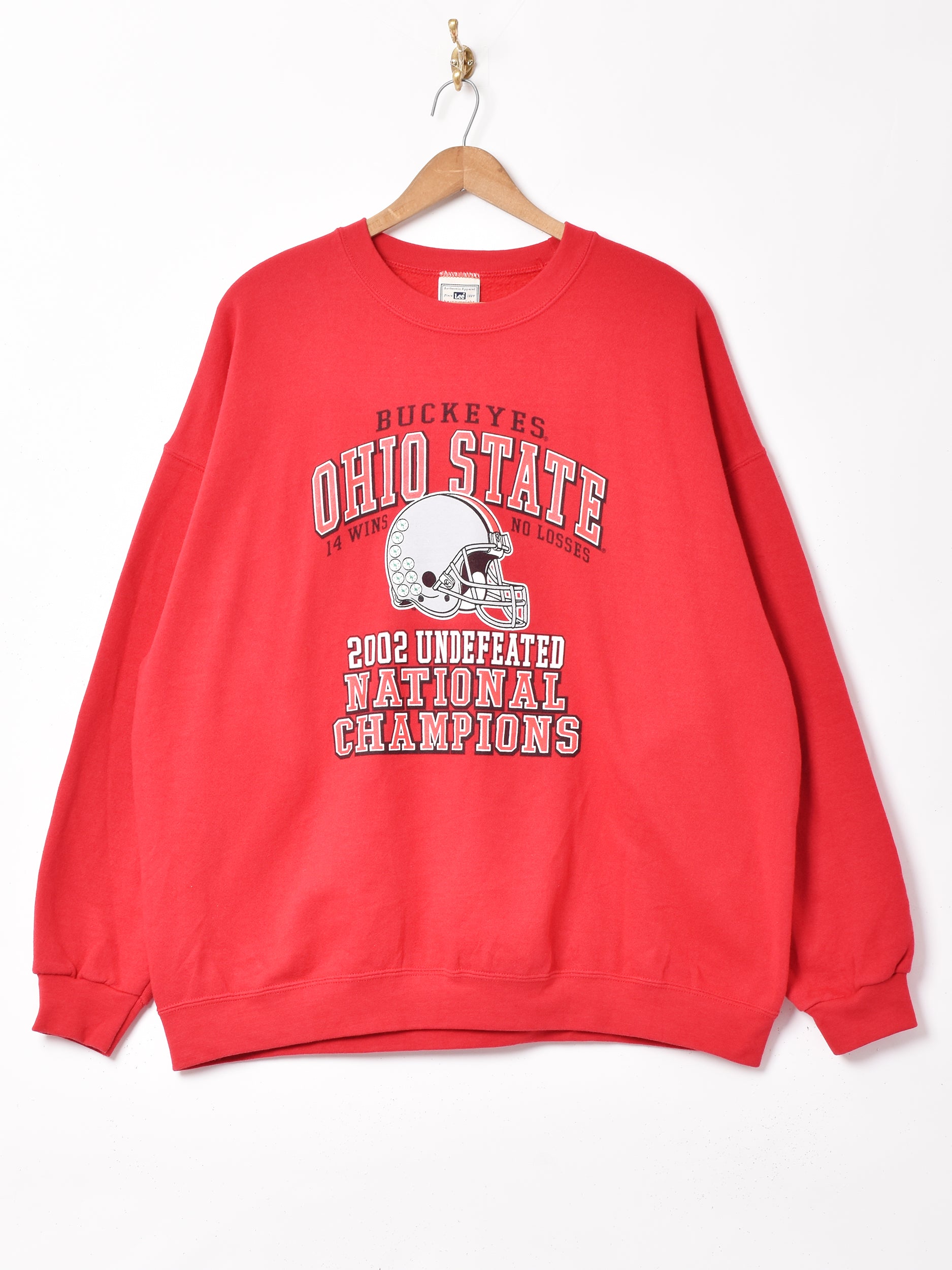 Lee Ohio State Buckeyes football プリントスウェットシャツ – 古着屋