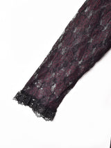 アメリカ製 レース ロングガウン