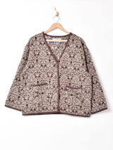 【2色展開】Emerald Motel 総柄 ウール混カーディガン