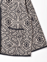 【2色展開】Emerald Motel 総柄 ウール混カーディガン