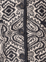 【2色展開】Emerald Motel 総柄 ウール混カーディガン