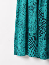 総柄 ウエストゴムスカート