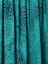 総柄 ウエストゴムスカート