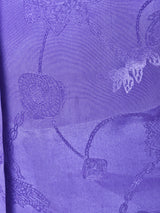 イギリス製 織柄 長袖ブラウス