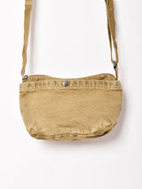 【2色展開】ミニ キャンバス ショルダーバッグ キャメル