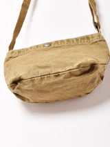 【2色展開】ミニ キャンバス ショルダーバッグ キャメル