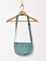 【2色展開】ミニ キャンバス ショルダーバッグ ミント