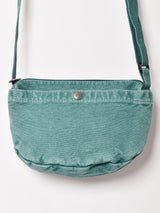 【2色展開】ミニ キャンバス ショルダーバッグ ミント