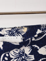 花柄 フロントボタン ロングスカート