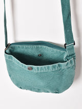 【2色展開】ミニ キャンバス ショルダーバッグ ミント