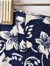 花柄 フロントボタン ロングスカート