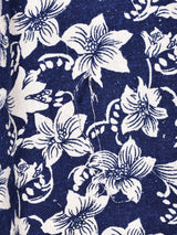 花柄 フロントボタン ロングスカート