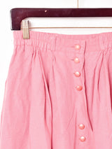 フロントボタン フレアスカート