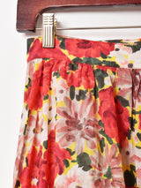 花柄 アシンメトリー フレアスカート