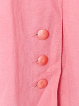 フロントボタン フレアスカート