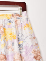 総柄 ビッグポケット フレアスカート