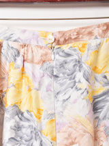 総柄 ビッグポケット フレアスカート