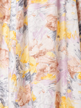 総柄 ビッグポケット フレアスカート