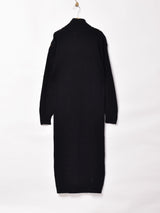 タートルネック ニットワンピース