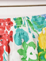 花柄 テープ フレアスカート