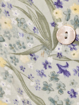 花柄 フロントボタン スカート