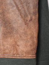 Tommy Hilfiger レザー×ニット ジャケット