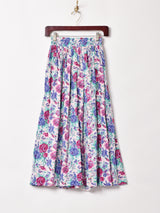 アメリカ製 花柄 フレアスカート