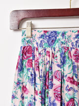 アメリカ製 花柄 フレアスカート