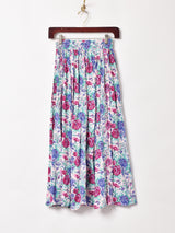 アメリカ製 花柄 フレアスカート